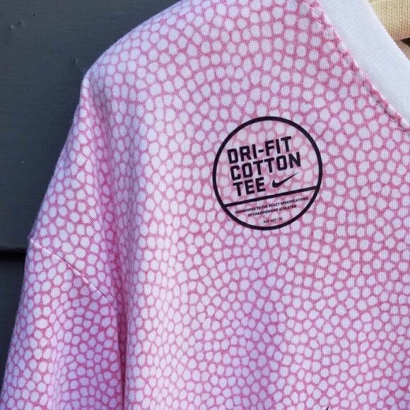 NWT Nike Pink White Dot Sleep Shirt OS - Picture 5 of 9